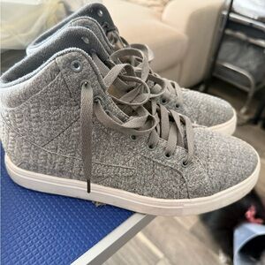 Fila Gray High-Top Sneakers